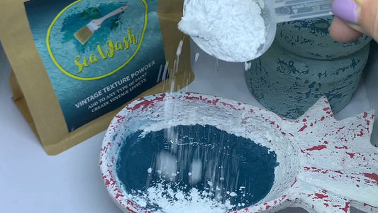 SeaWash® Vintage texture powder.