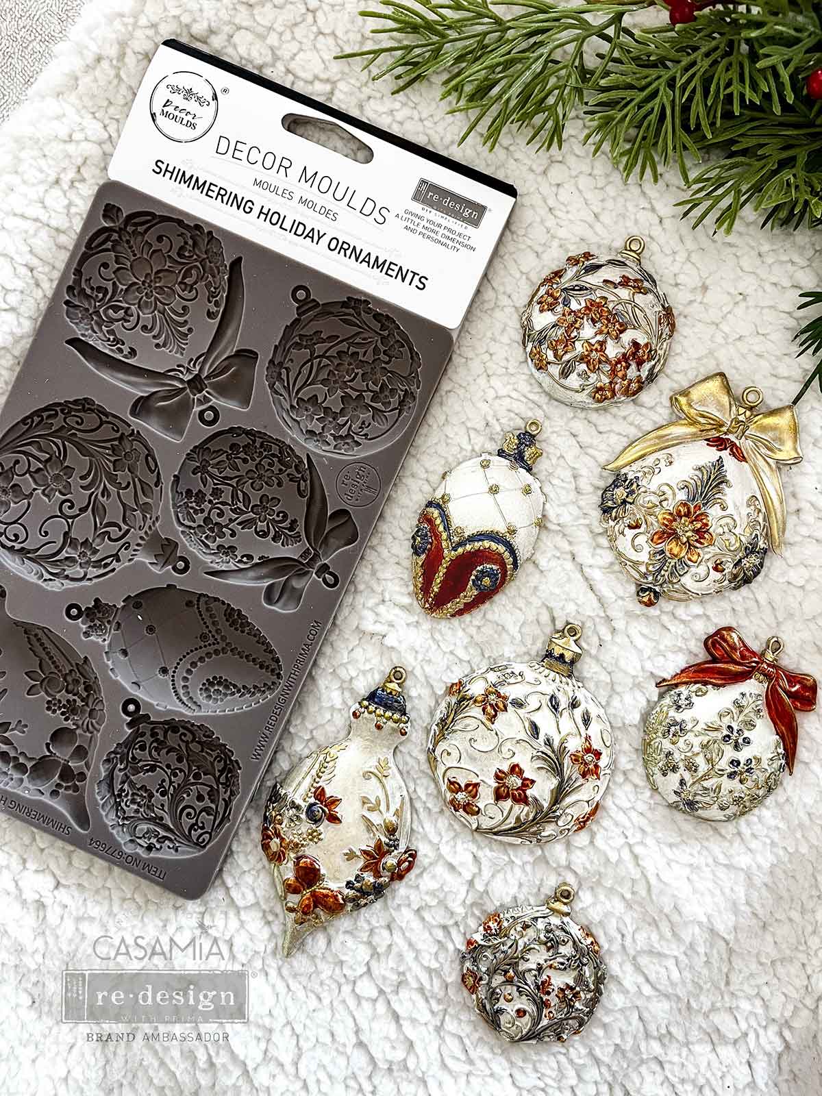 NEW: Re Design Decor mould - Shimmering Ornaments