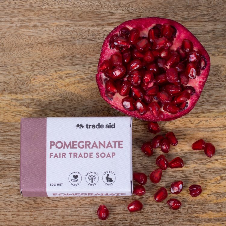 TradeAid Fair Trade Pomegranate soap