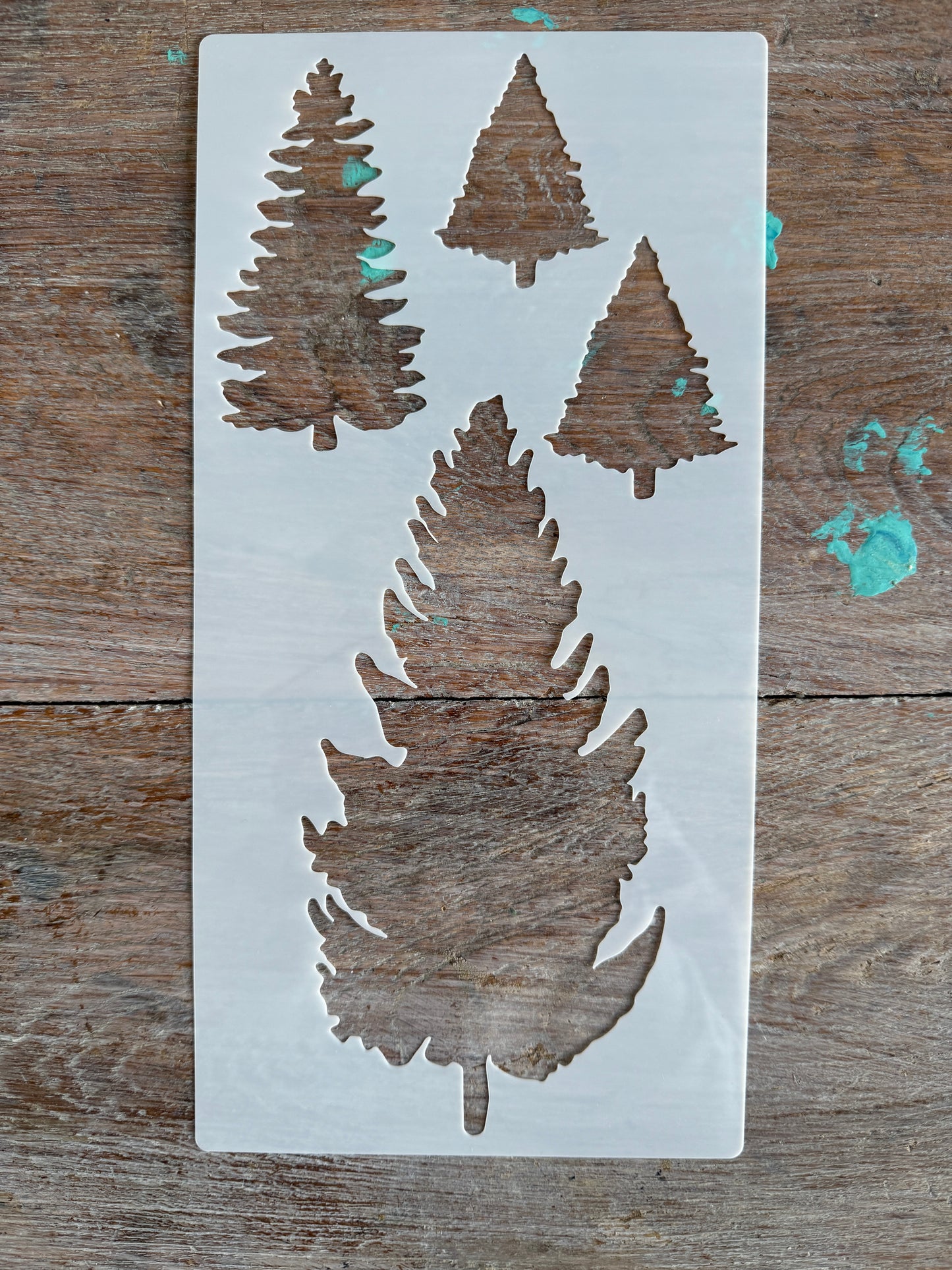 Stencil-Xmas Trees 4