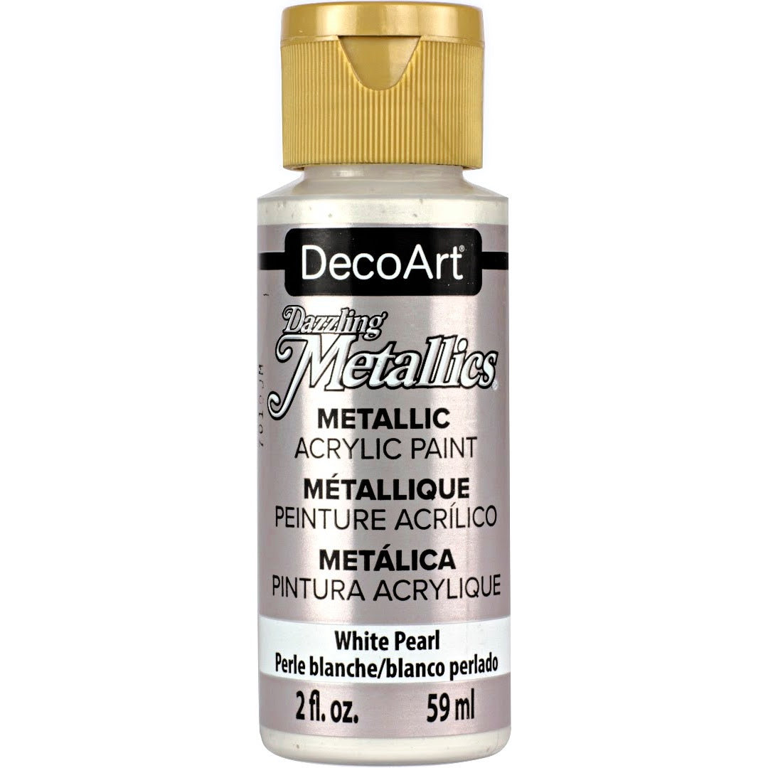 DecoArt White Pearl-Dazzling Metallics