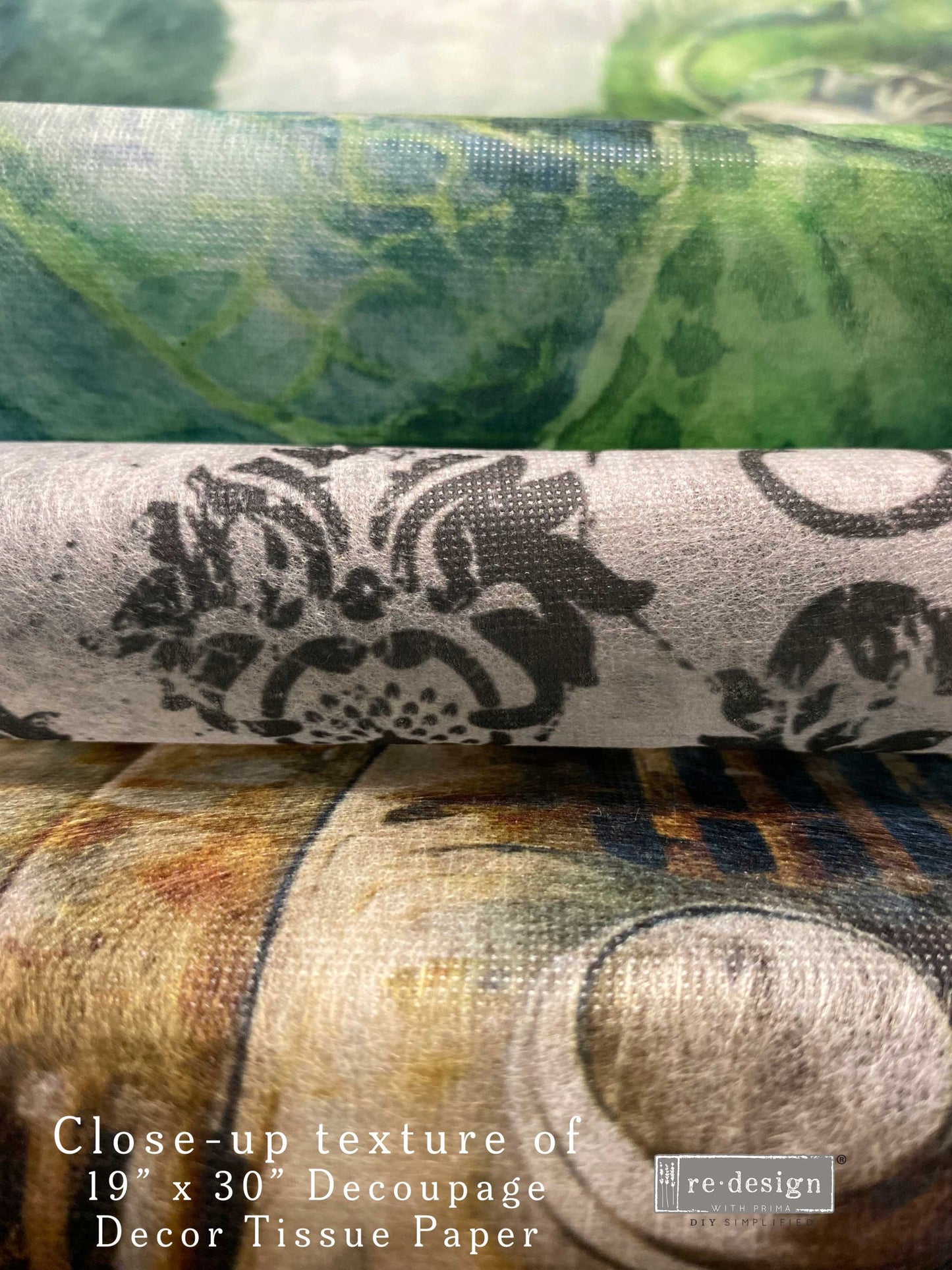 ReDesign Tissue -Cobalt Florish