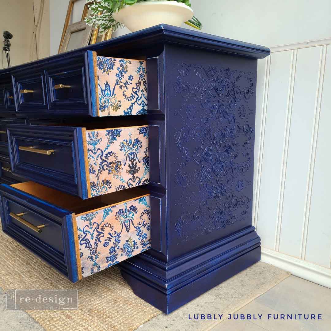 ReDesign Tissue -Cobalt Florish