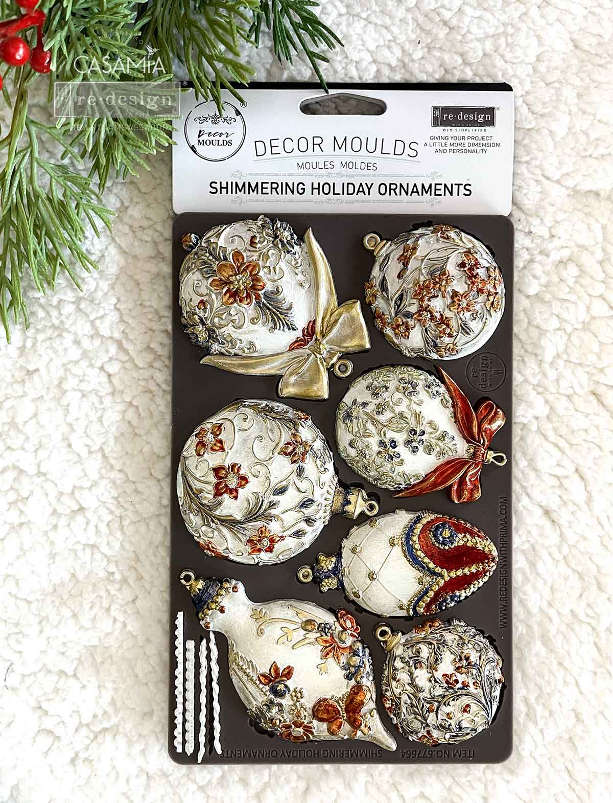 NEW: Re Design Decor mould - Shimmering Ornaments