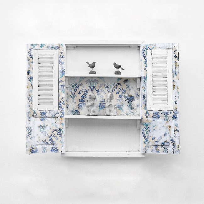 ReDesign Fiber Tissue - Cobalt Blue Damask