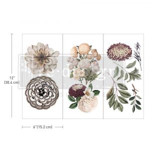 Redesign Decor transfer-Natural Flora-Small 3 sheets