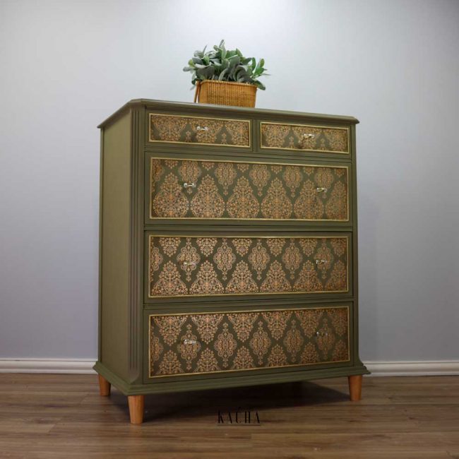 Redesign Furniture transfer Kacha Gold Damask- Back in stock