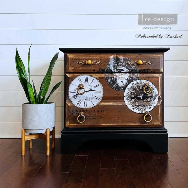 Redesign Decor transfer-Vintage Clocks-NEW MIDDY SIZE