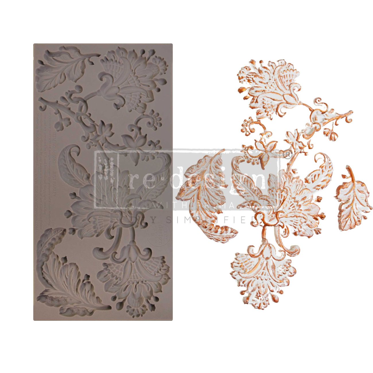 NEW:Redesign Mould- JUST PAISLEY