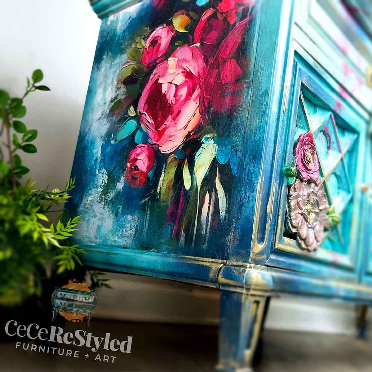 ReDesign Decoupage Fiber Tissue  Burst of Color A1