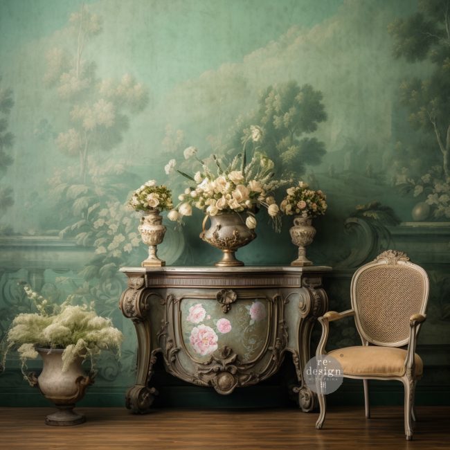 Redesign Decor Transfer- Odeur de Rose-Maxi size