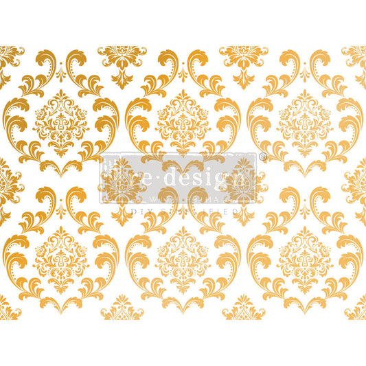 Redesign Decor Transfer-House of Damask-Gold foil
