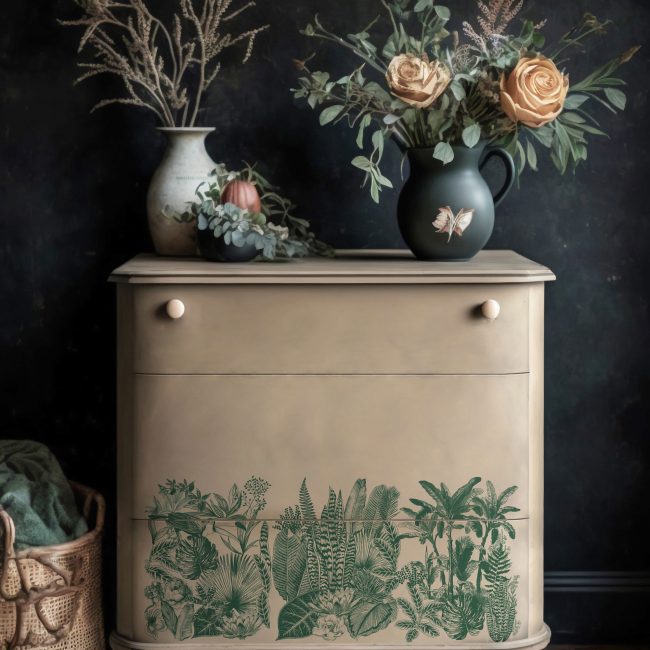 Redesign Decor Transfer-Green Foliage-NEW MIDDY SIZE