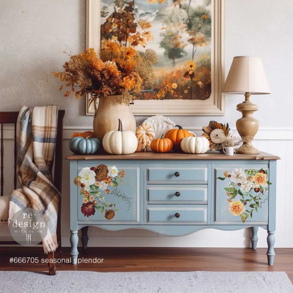 Redesign Decor Transfer-Seasonal Splendour-NEW MIDDY SIZE