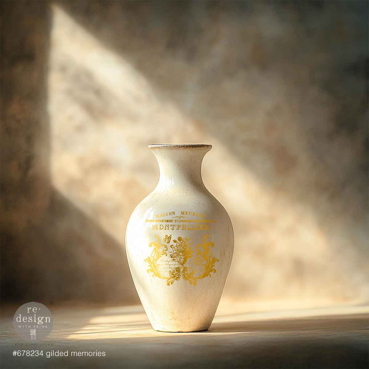 NEW:H20 Transfer-Gilded Memories