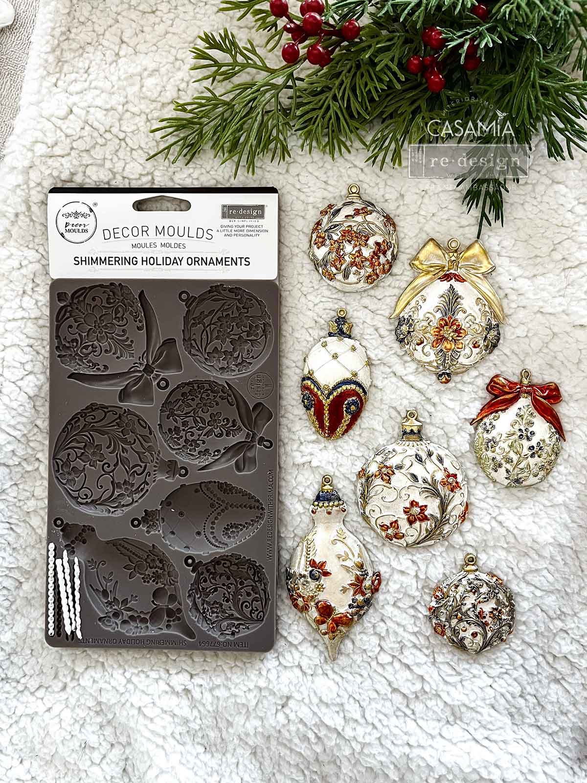 NEW: Re Design Decor mould - Shimmering Ornaments