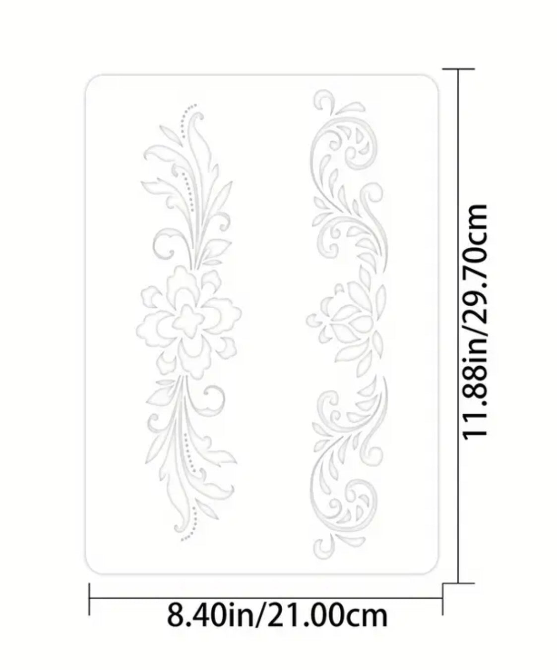 Stencil-Flourished A4