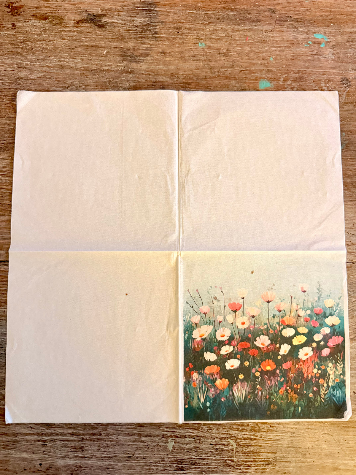 Napkin-Monet Meadows