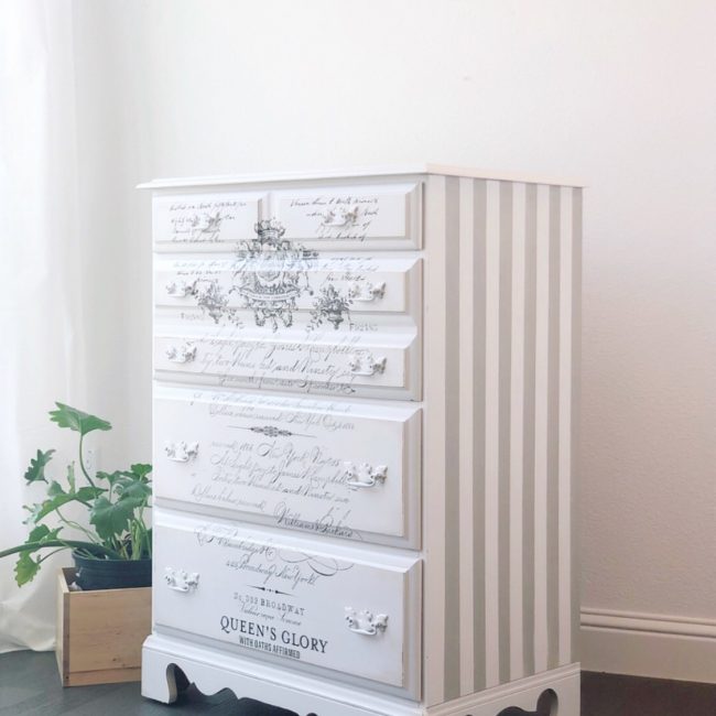 Re design Decor transfer- Parisian Letter