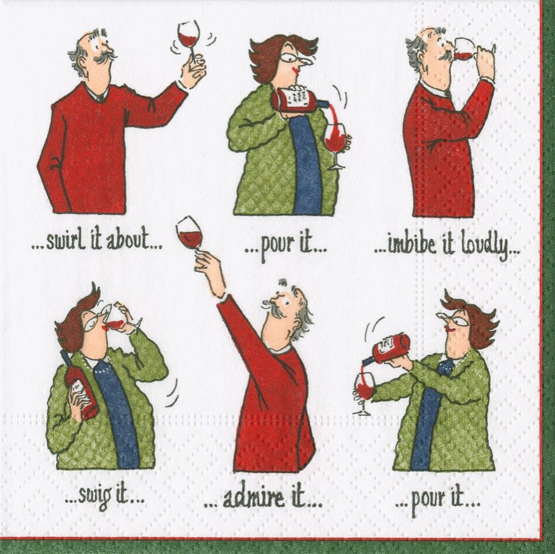 Designer Napkin-Wine Tasting