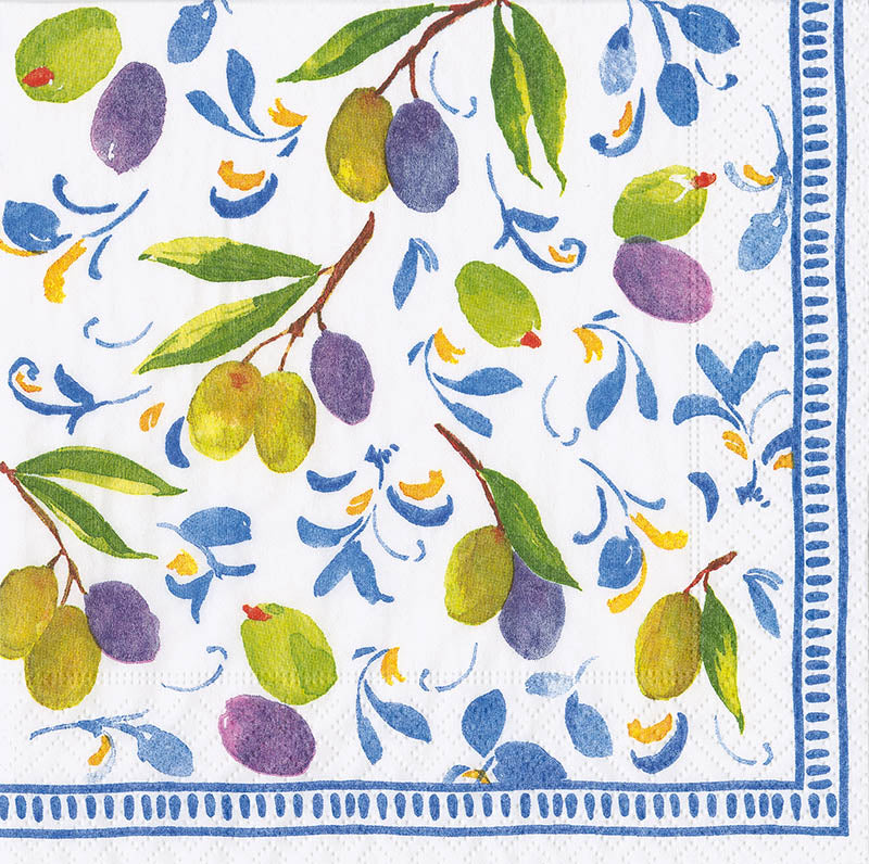 Designer Napkin-Mediterranean Blue