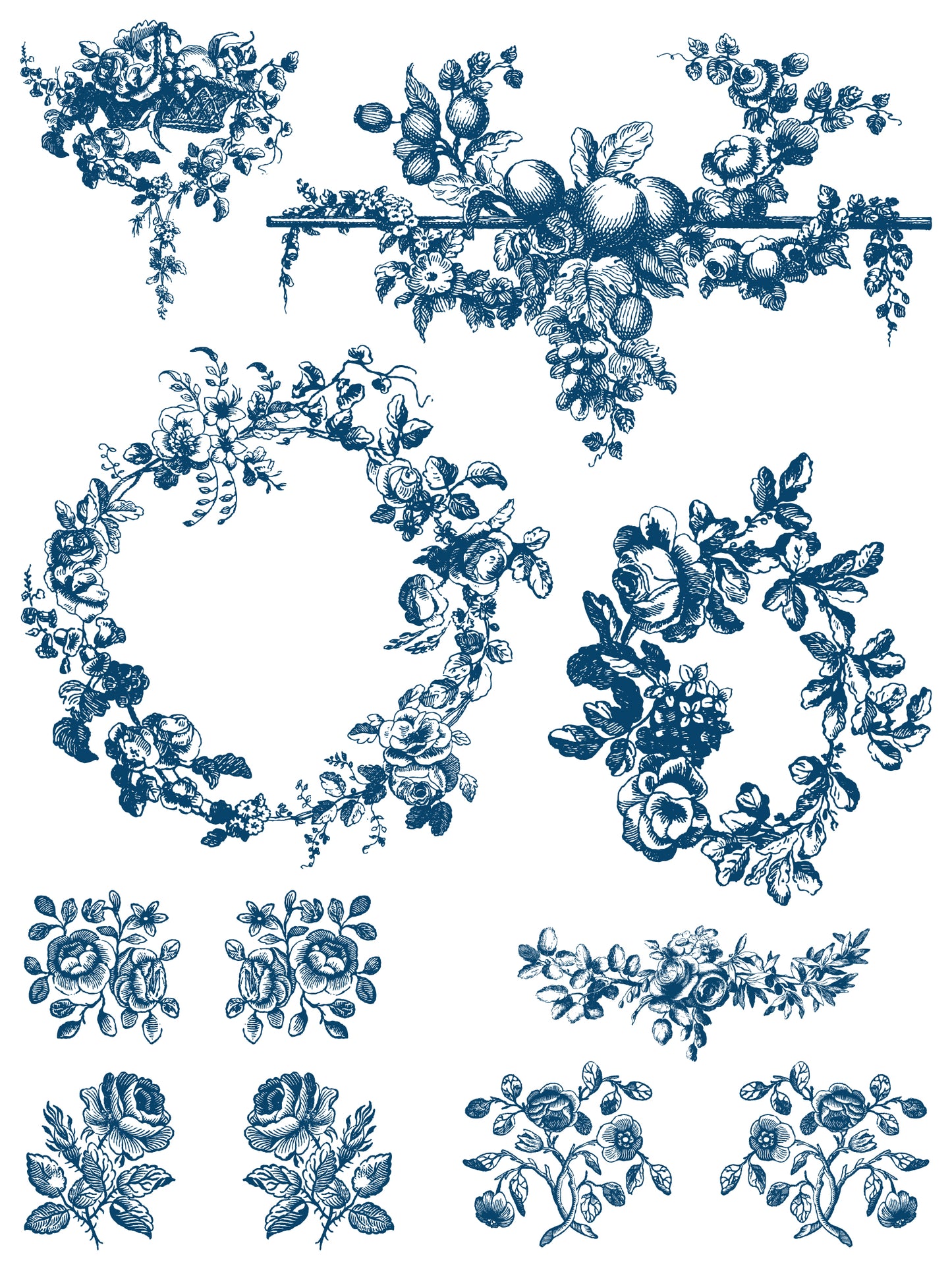 NEW: IOD Paint Inlay-Delft Traditions Azure