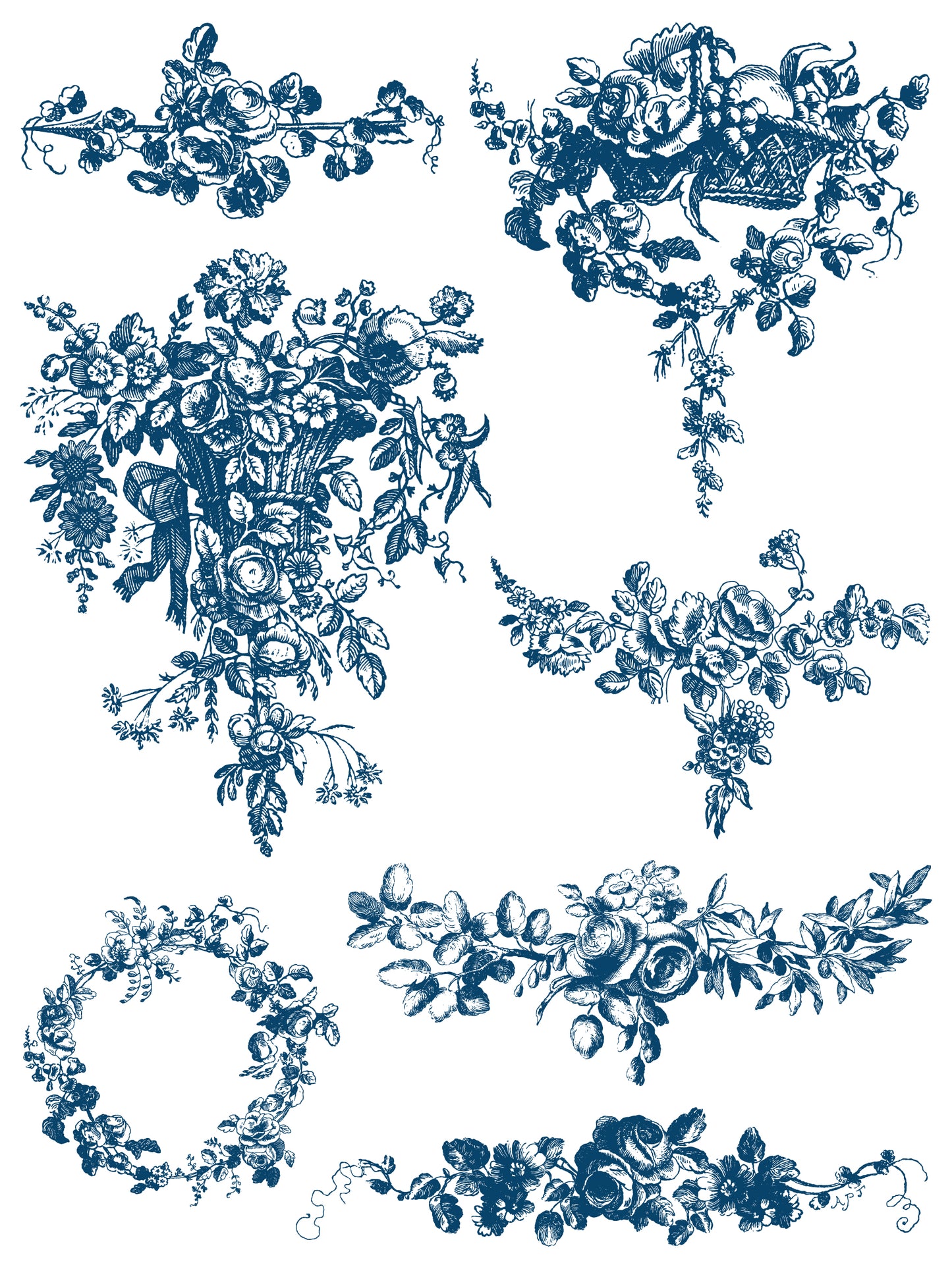 NEW: IOD Paint Inlay-Delft Traditions Azure