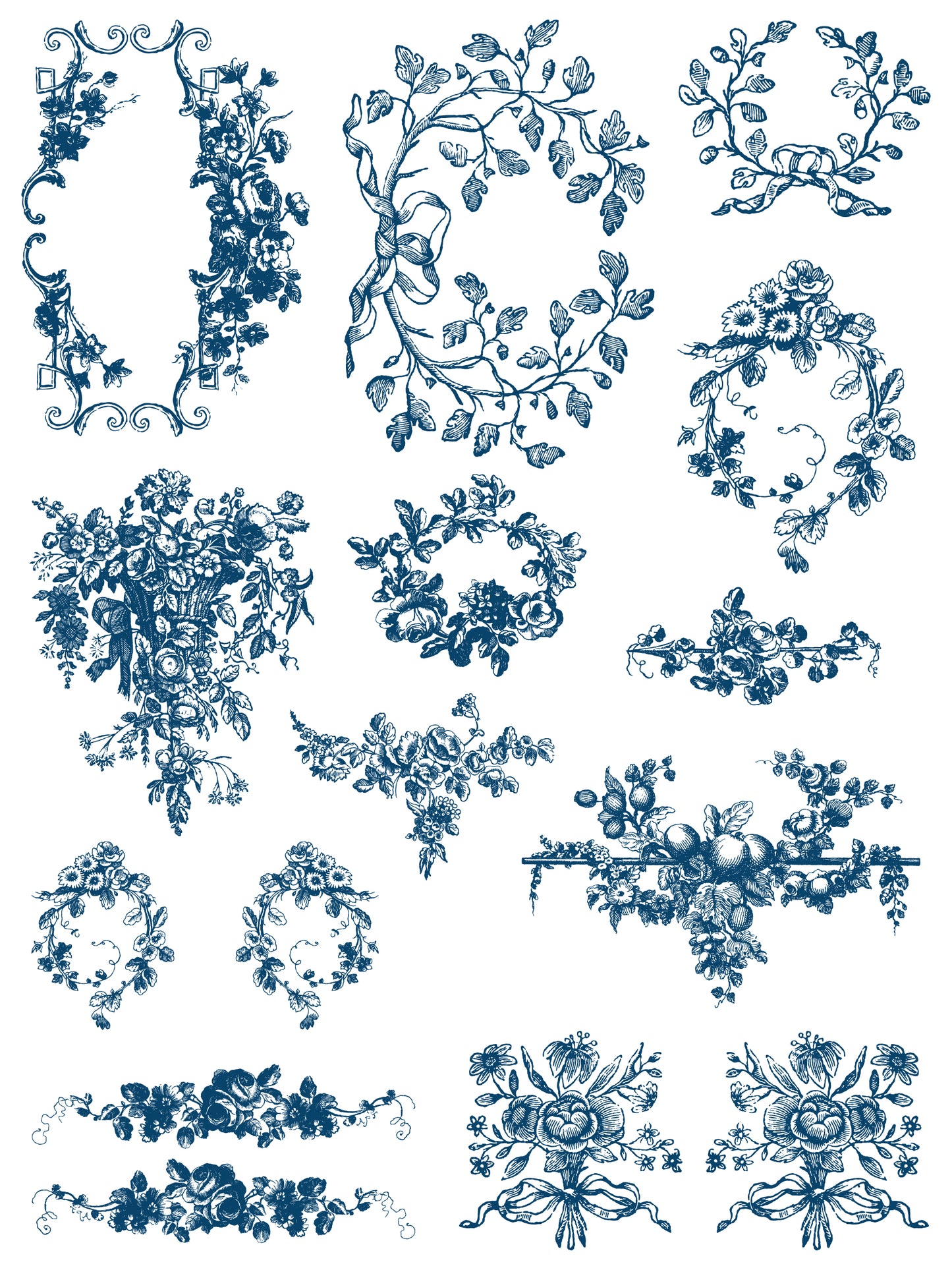 NEW: IOD Paint Inlay-Delft Traditions Azure