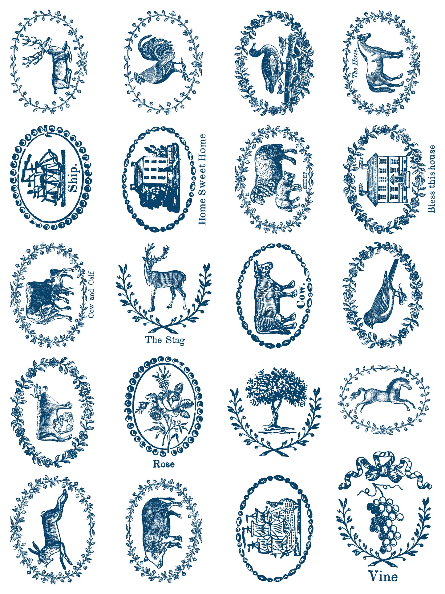 NEW: IOD Paint Inlay-Delft Traditions Azure