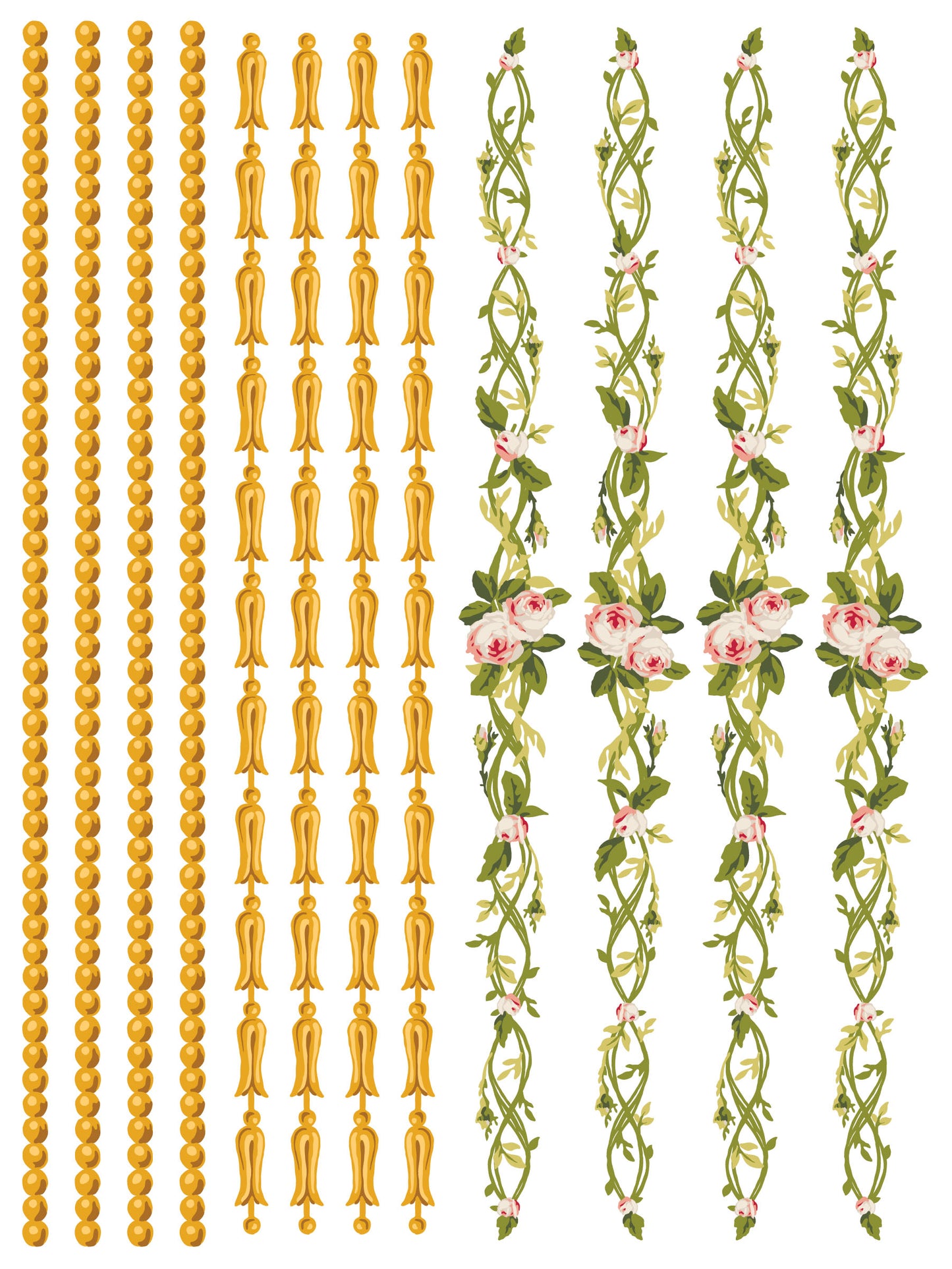 NEW: IOD Paint Inlay-Petite Fleur Pink.