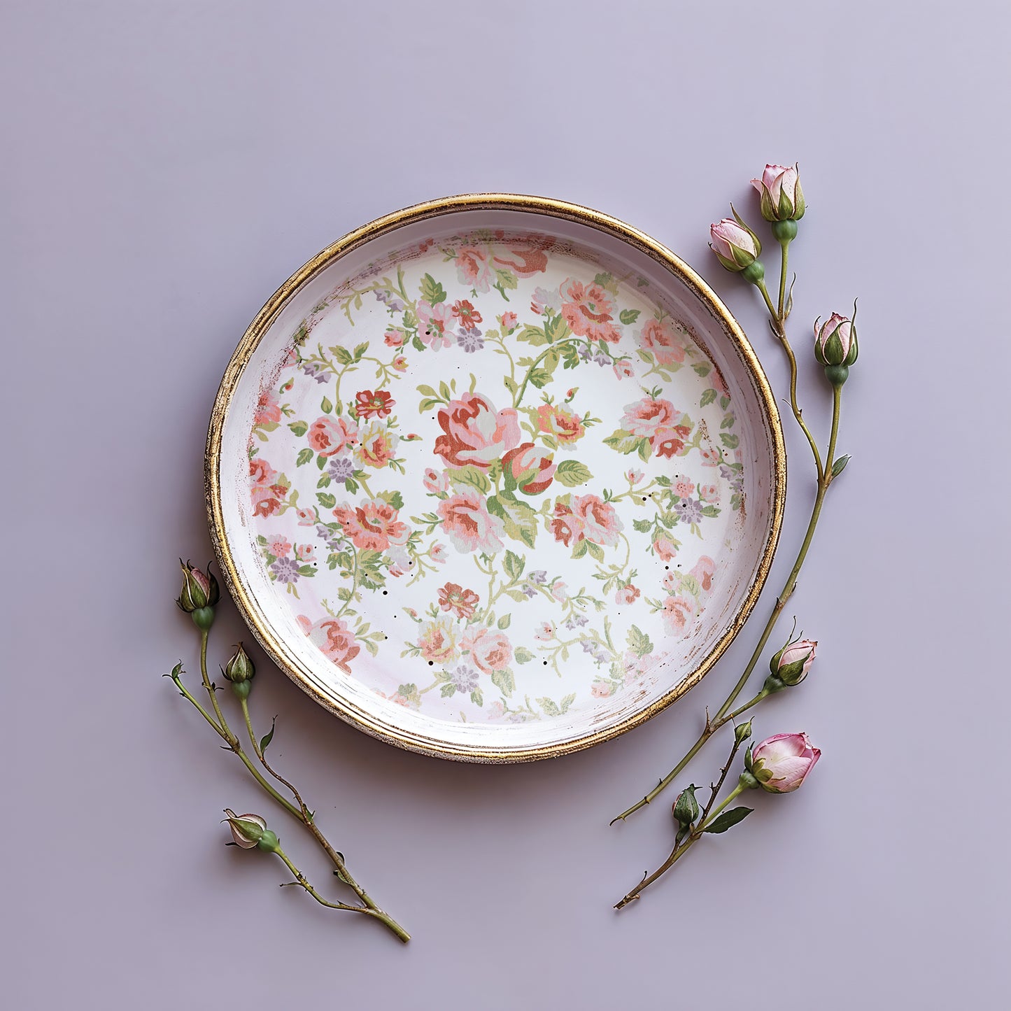 NEW: IOD Paint Inlay-Ditsy Blooms