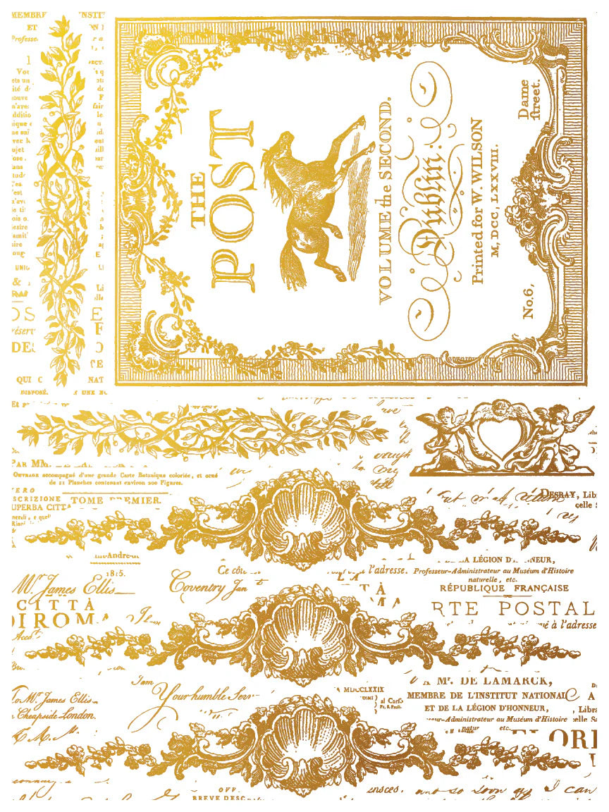 IOD Foil Transfer: “ Gilded Etiquettes”