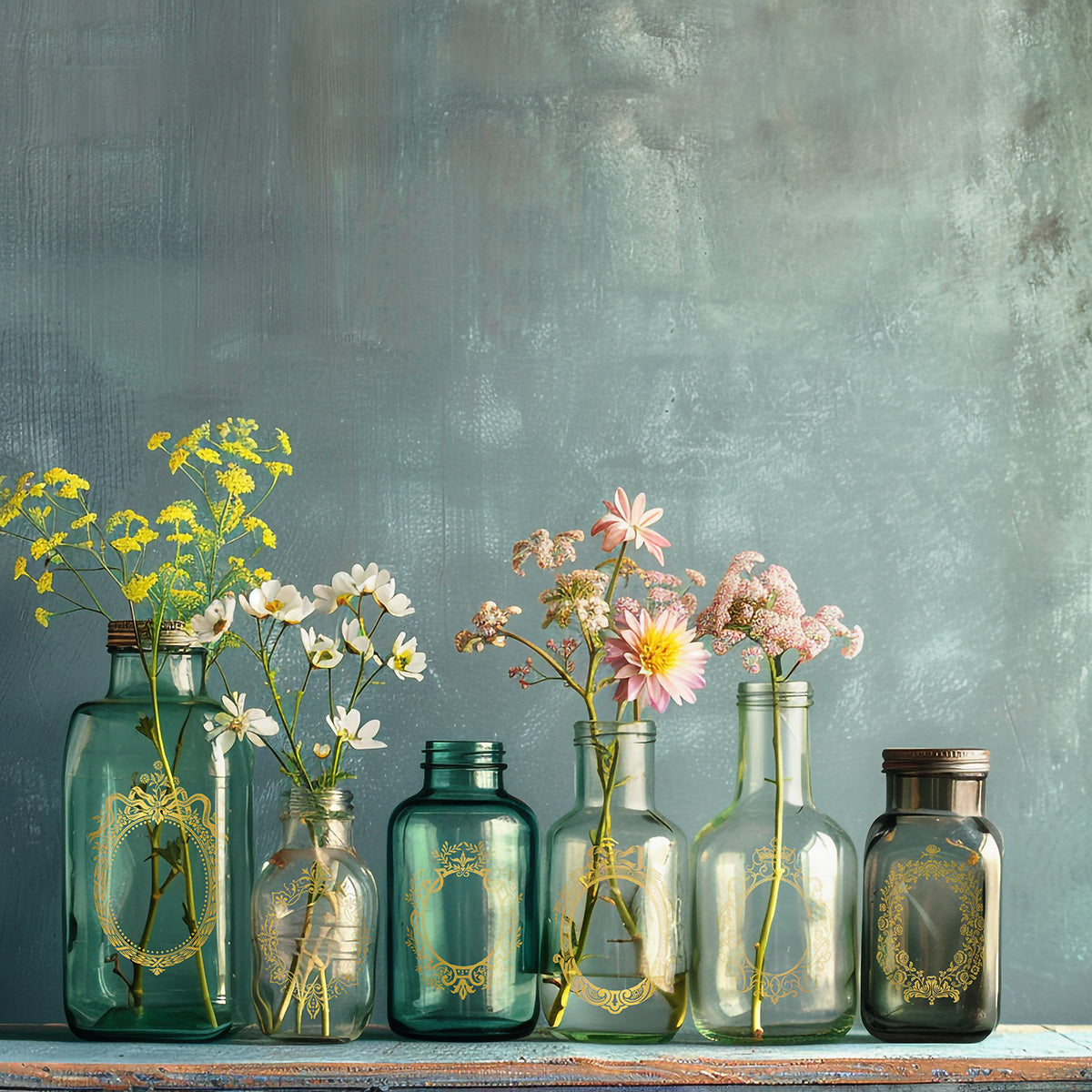 NEW: IOD Gilded Transfer-Petite Ornaments