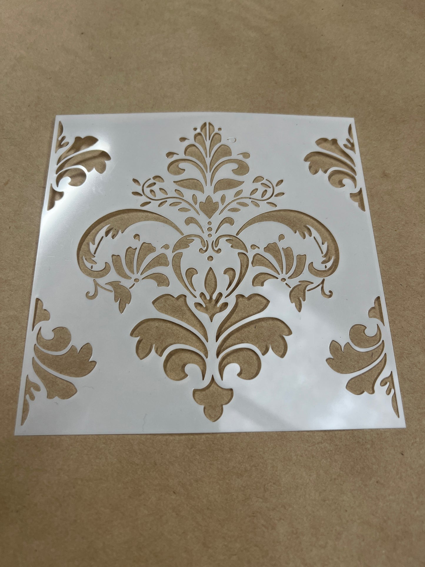 Stencil-Damask designs