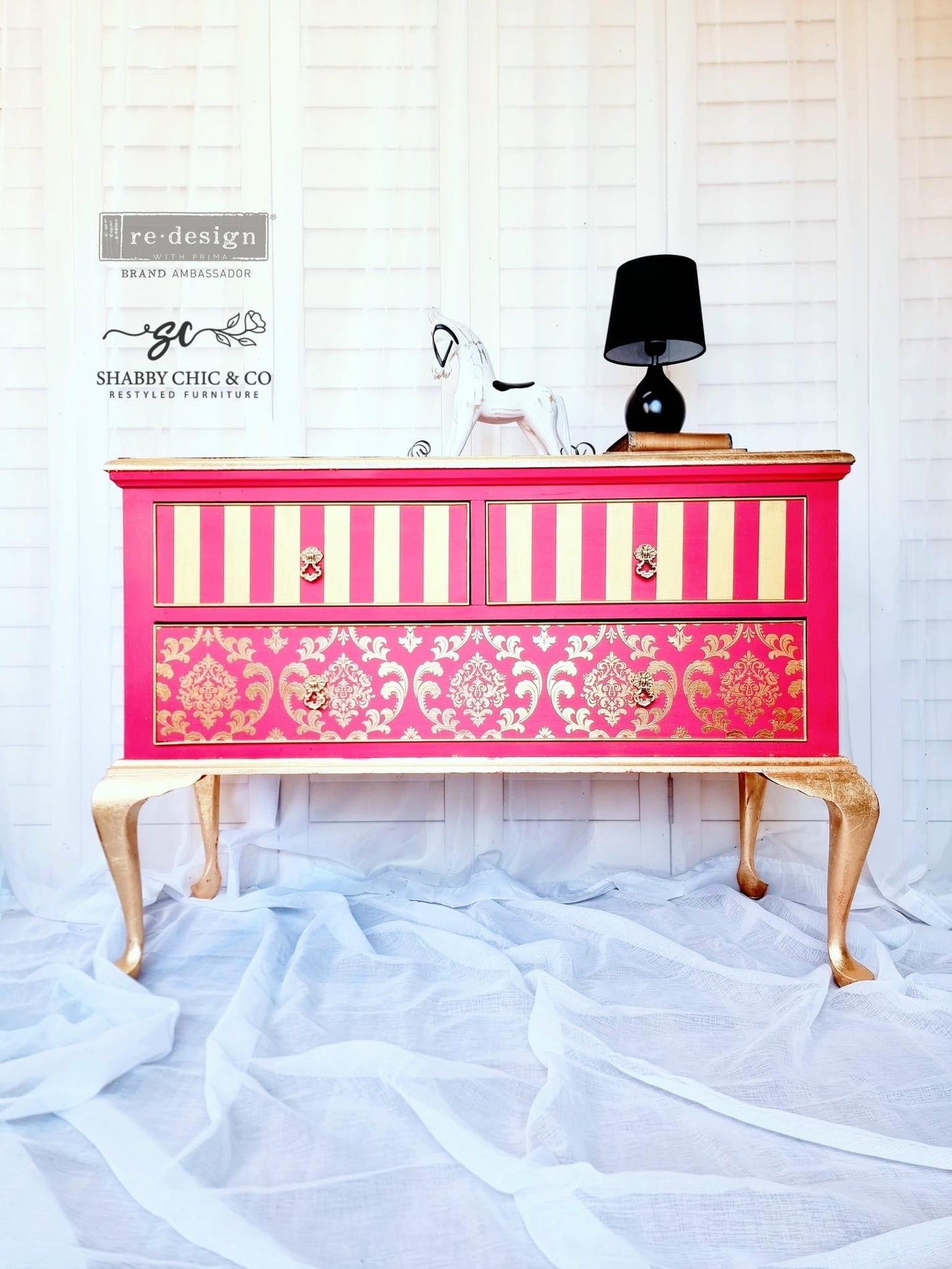 Redesign Decor Transfer-House of Damask-Gold foil