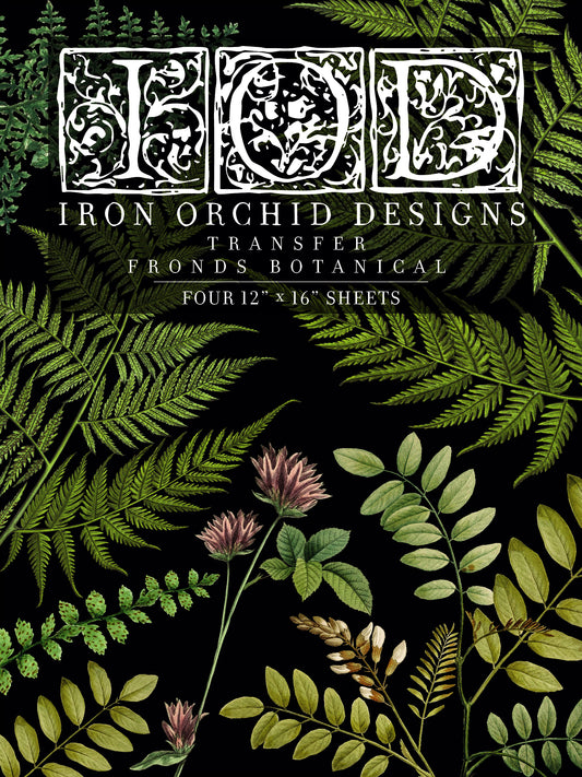 Fronds Botanical Transfer-Iron Orchid Designs