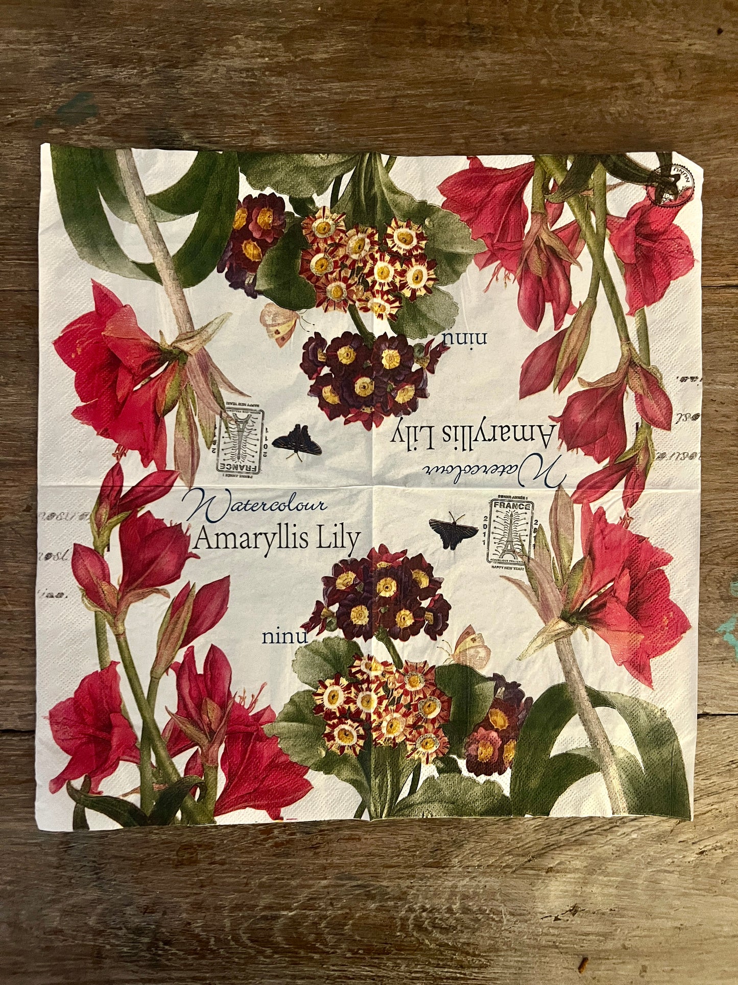 Napkin Tissue-Amaryllis Lily