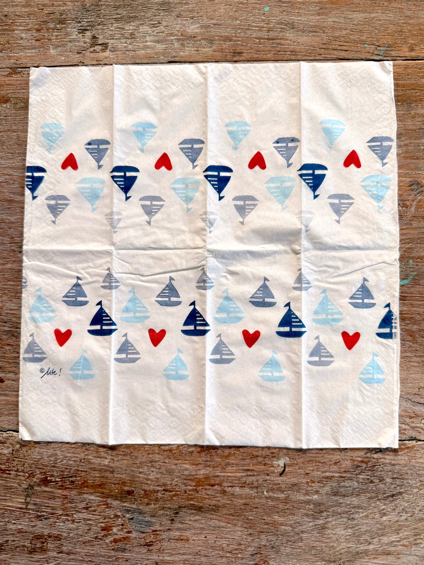 Napkin-Sailing Love