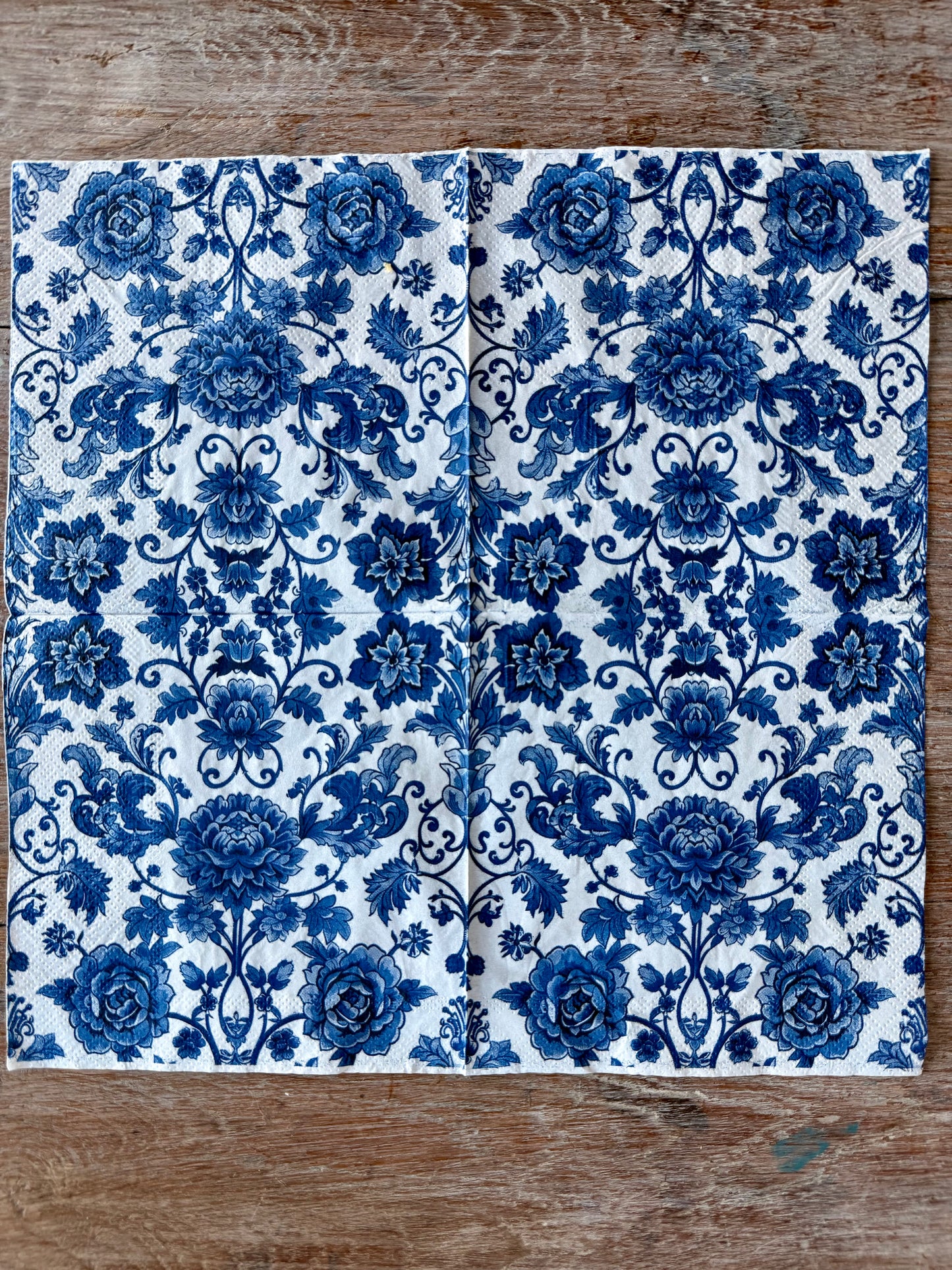 Napkin-Blue&White Porcelain