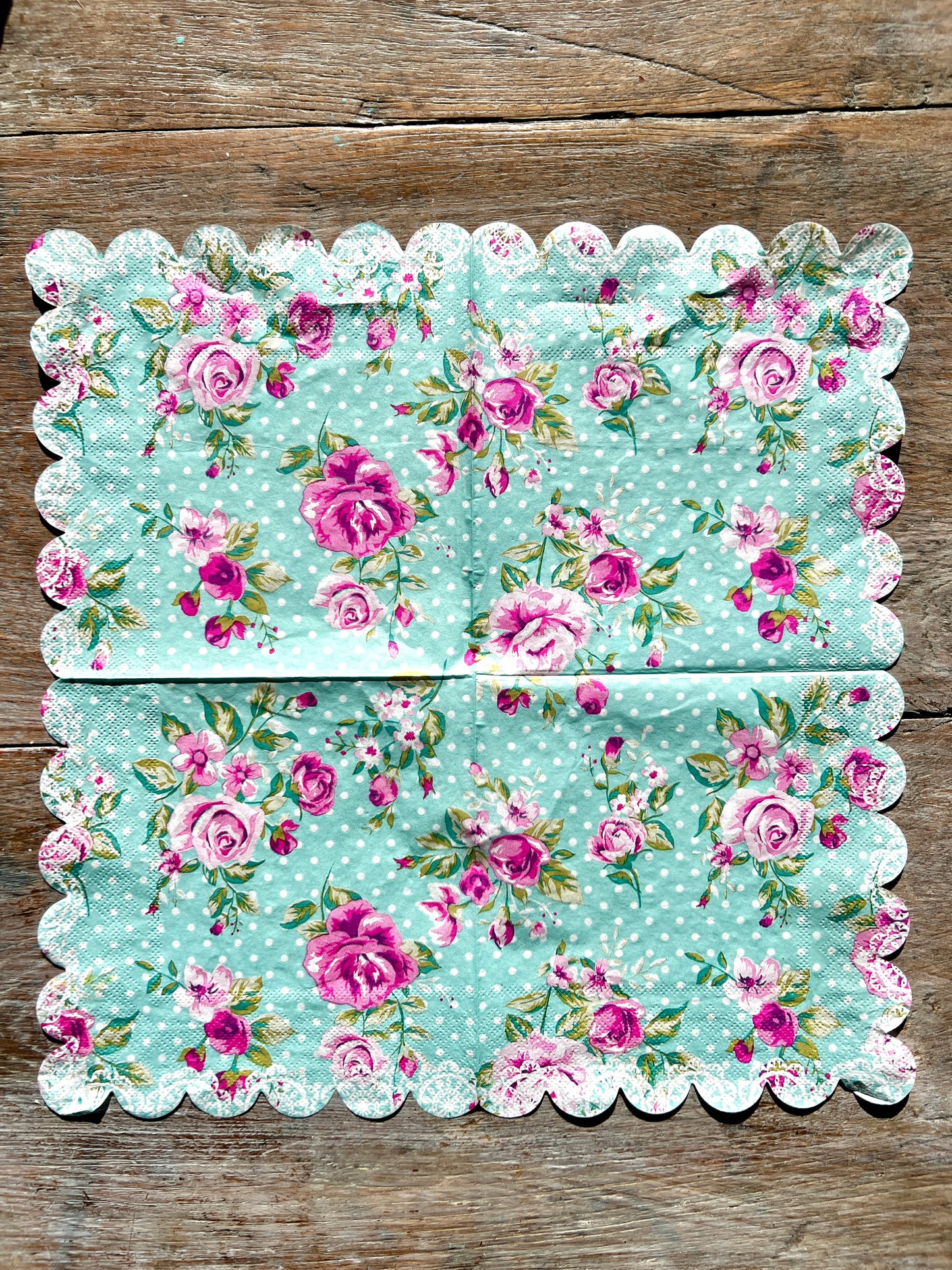 Napkin Vintage Pink Lace