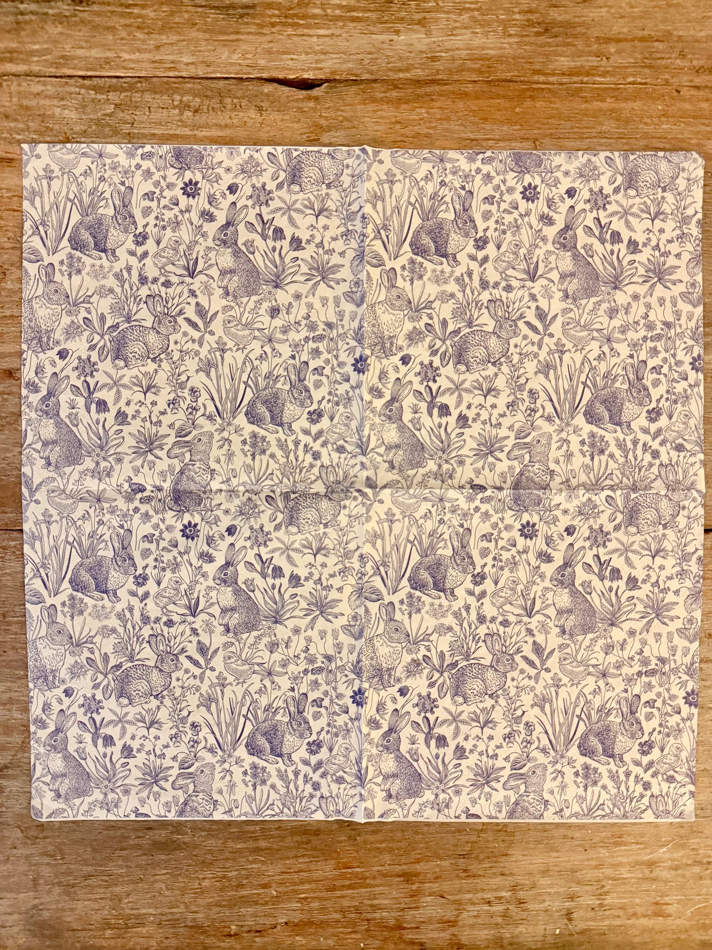 Napkin-Rabbits Meadow