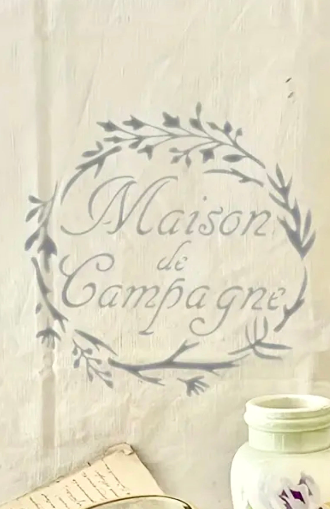 Stencil Maison de Campagne
