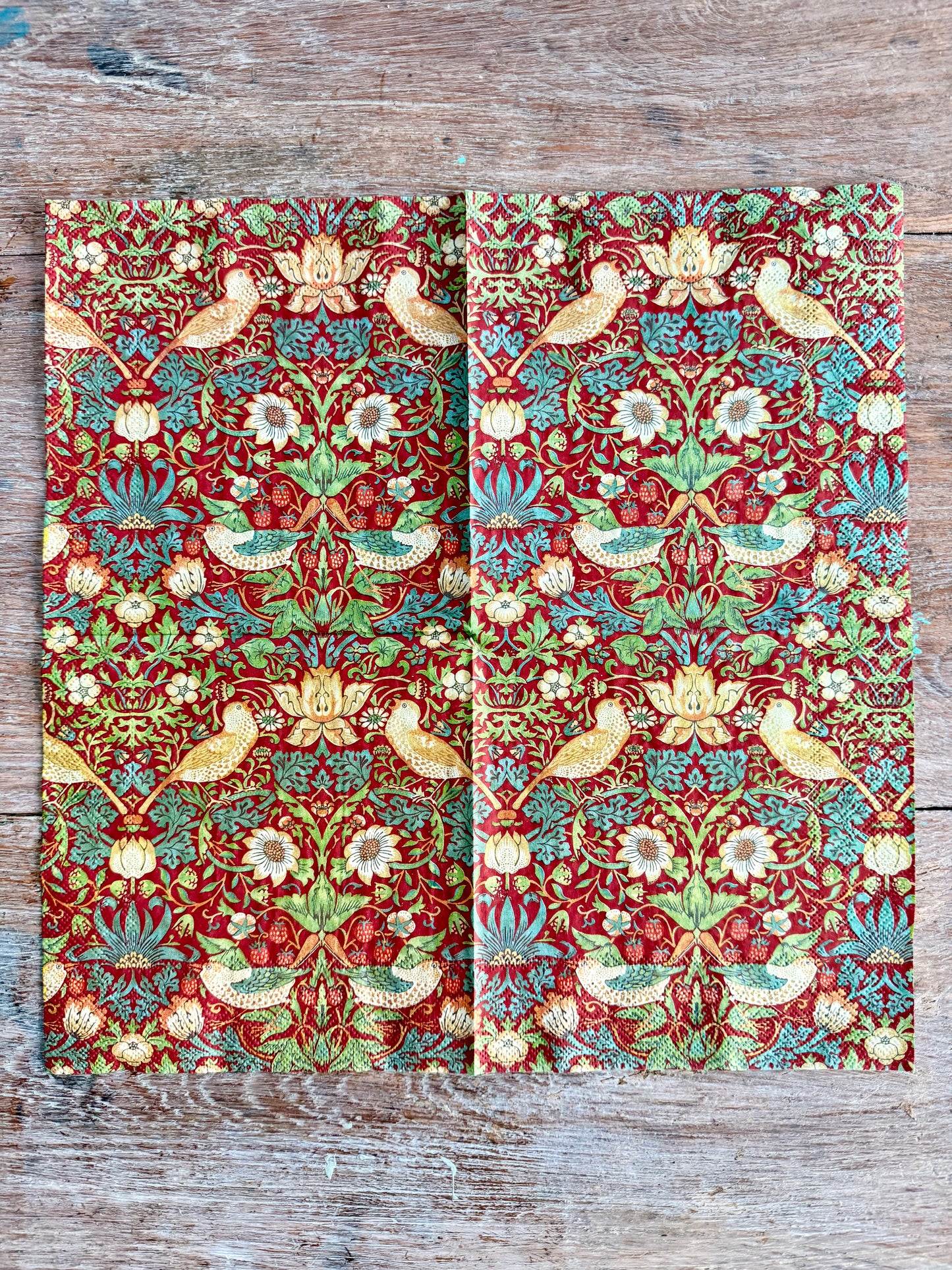 Designer Napkin-Arts & Crafts Botanical
