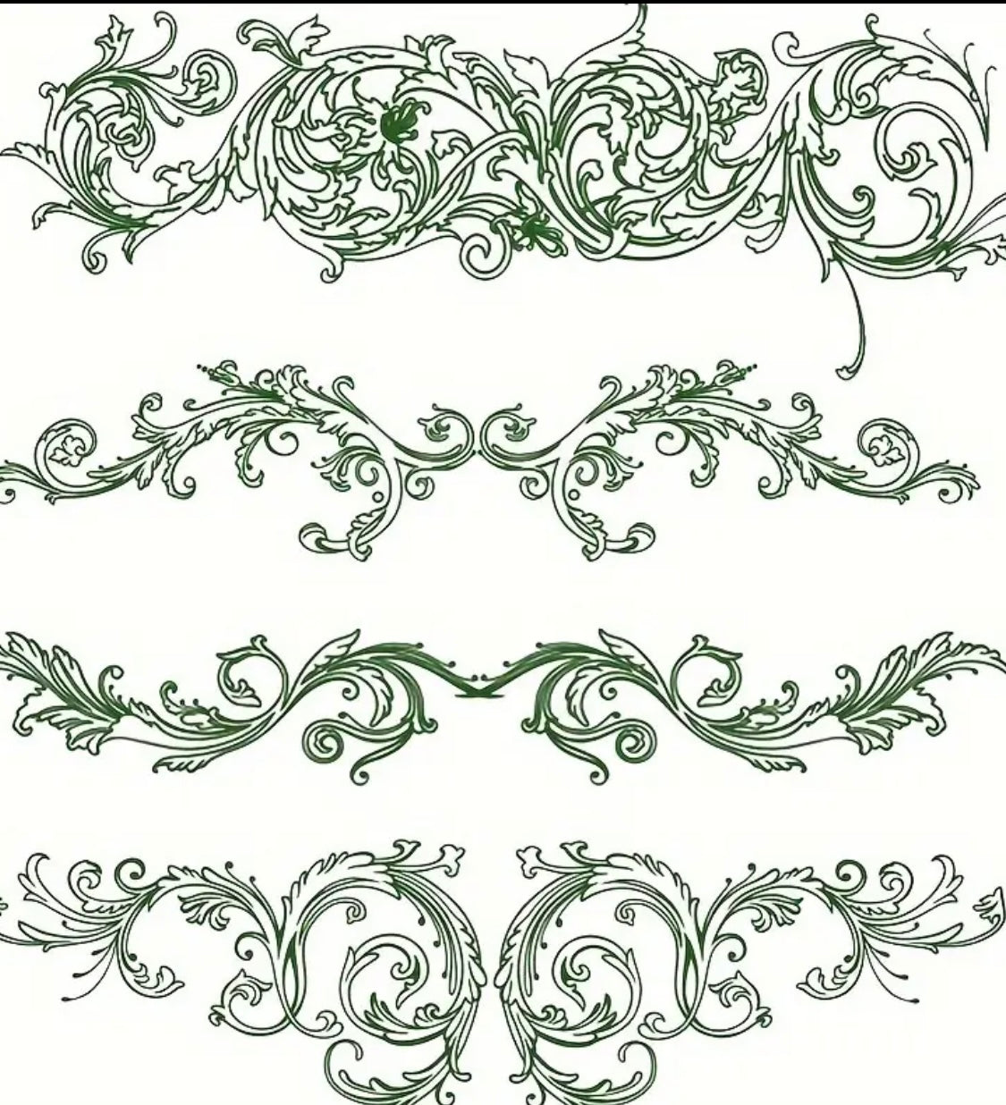 Stamp French Scrolls
