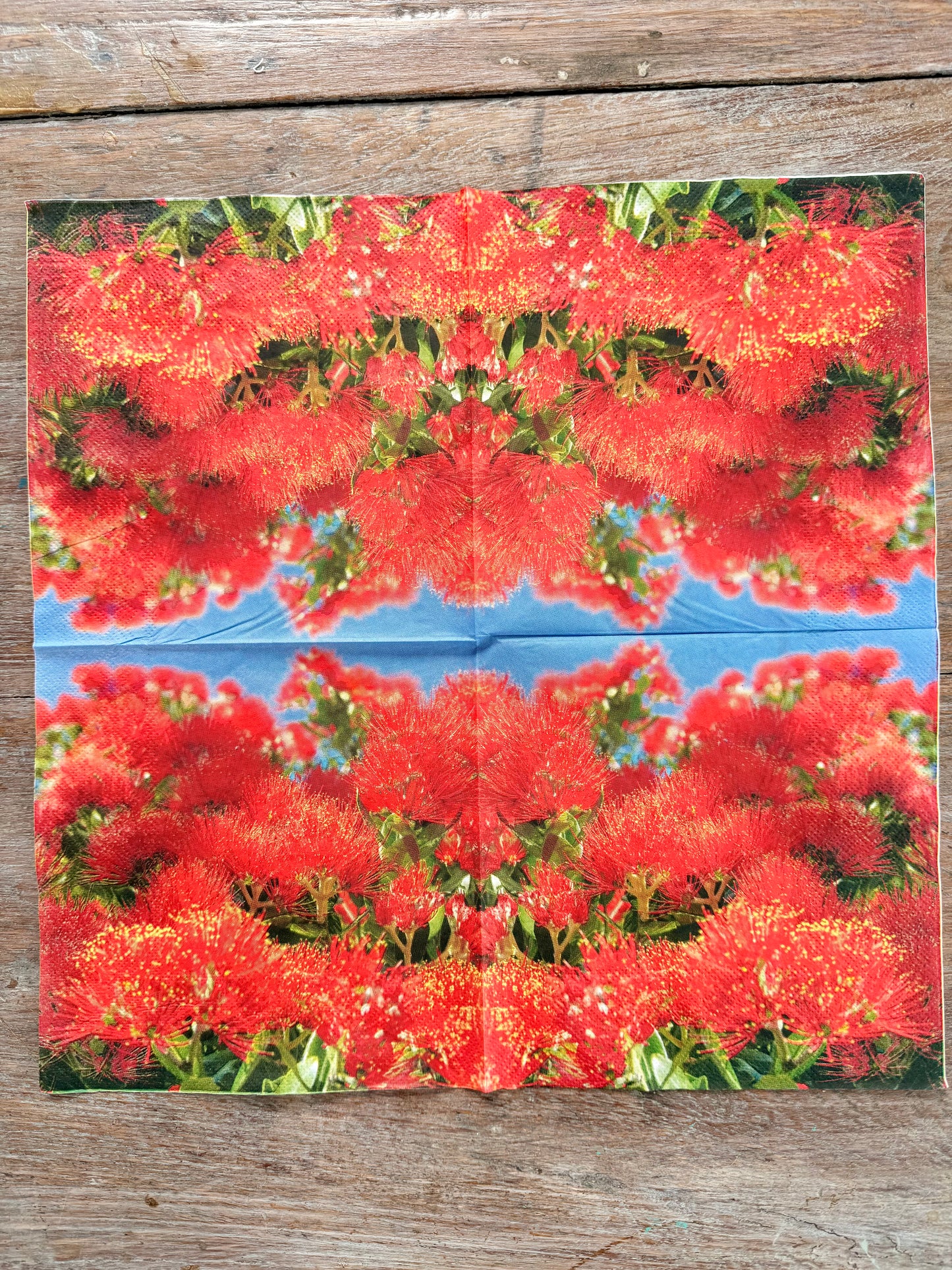 Napkin-NZ Christmas Pohutukawa