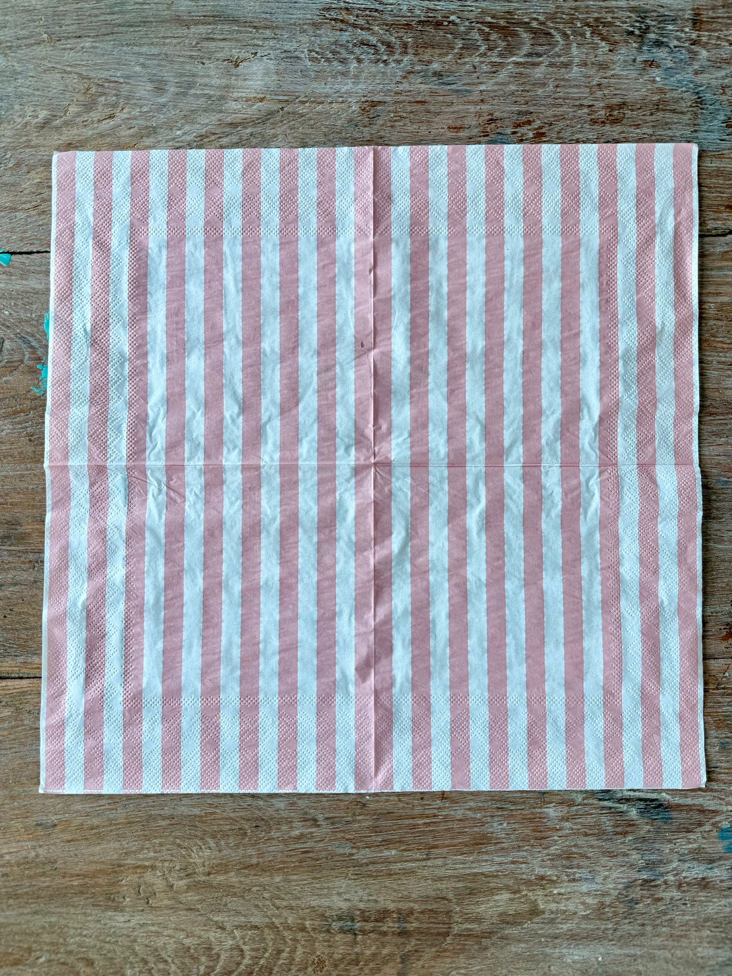 Napkin- Pink & White Stripes