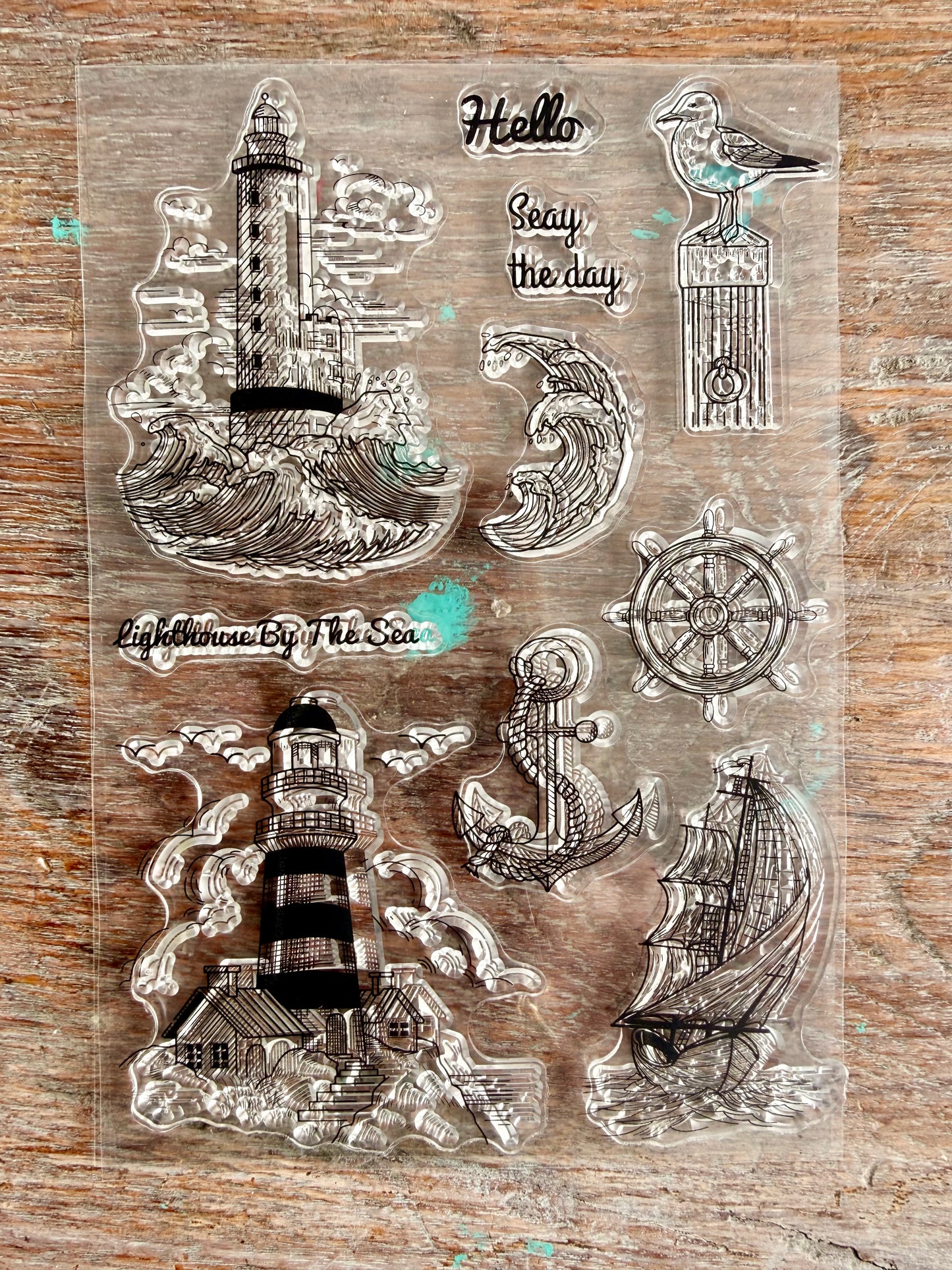 Stamps-Lighthouse by the Sea