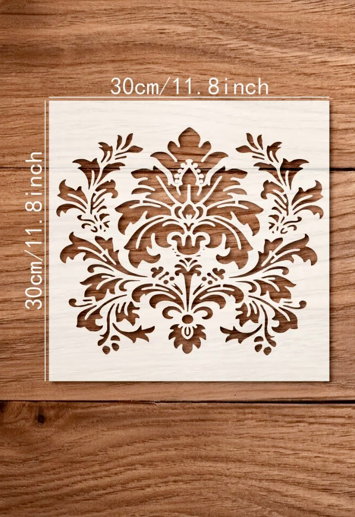 Stencil-Ornate Flourish-Lge