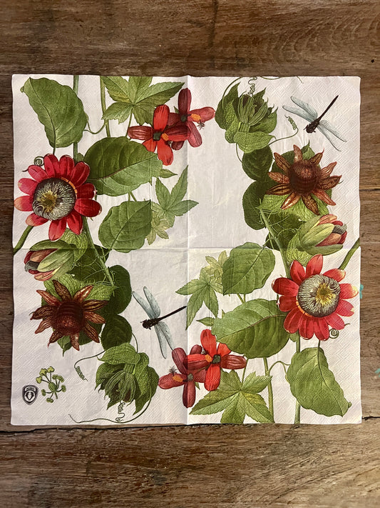 Napkin Tissue-Dragonfly paradise