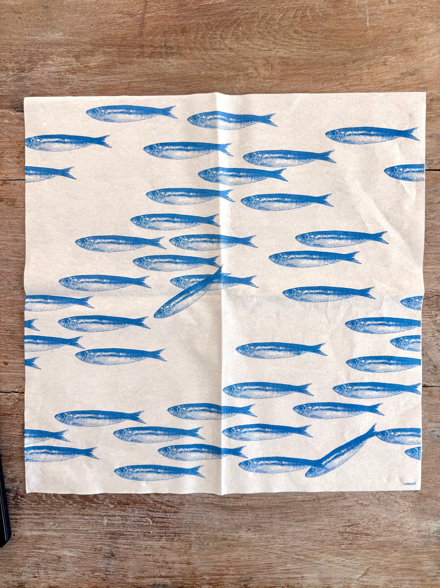 Linentex Napkin-Sardine School French Collection